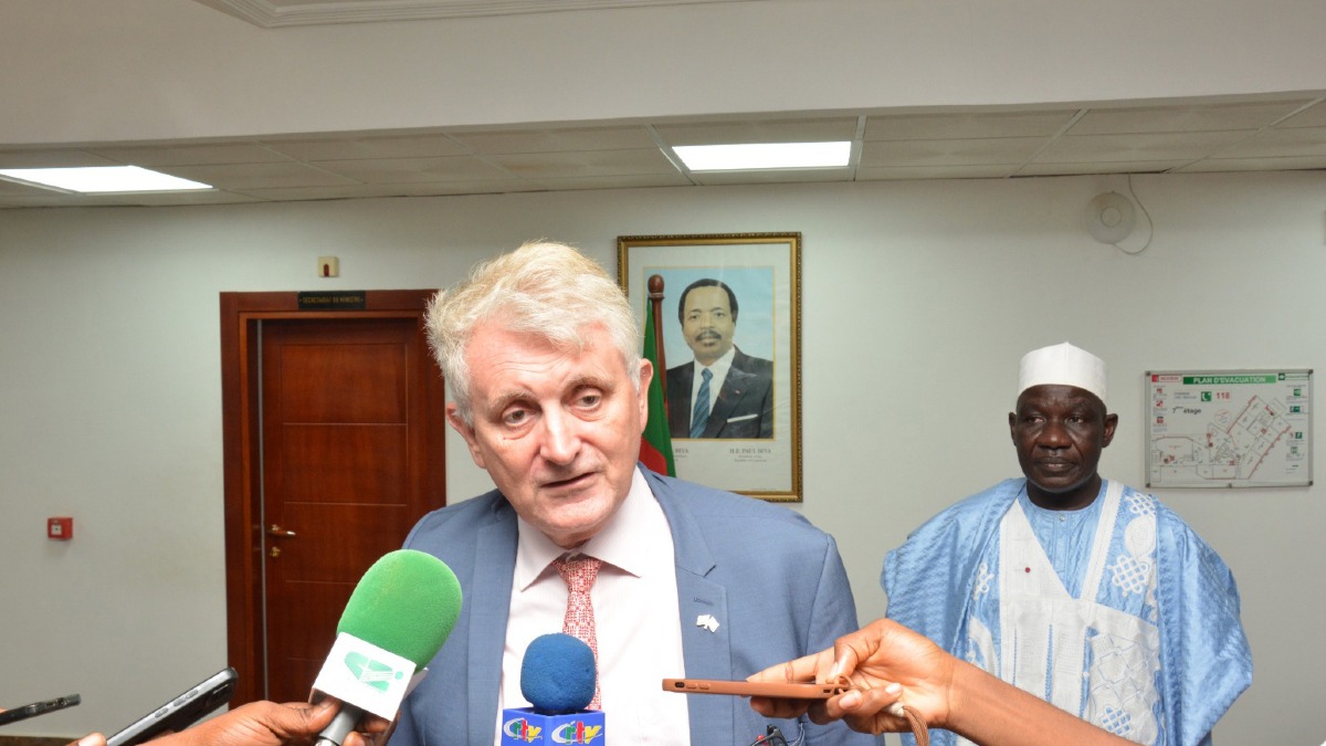 Audience d’aurevoir de S.E.M Jean-Marc CHÂTAIGNER, Ambassadeur, Chef de Délégation de l’Union européenne au Cameroun