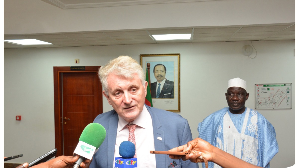 Audience d’aurevoir de S.E.M Jean-Marc CHÂTAIGNER, Ambassadeur, Chef de Délégation de l’Union européenne au Cameroun